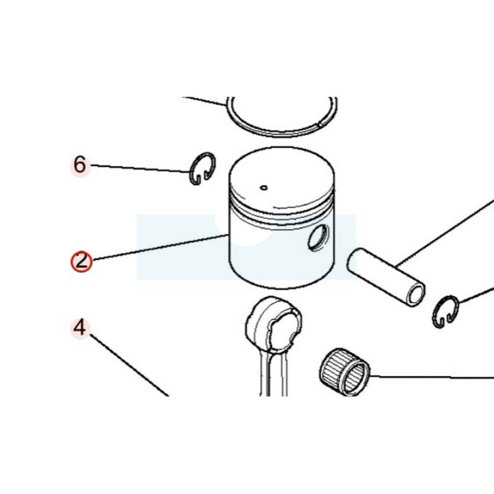 Piston pour moteur Mitsubishi (KP13018AA)