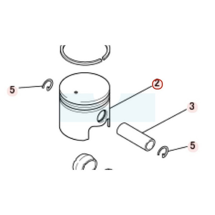 Piston pour moteur Mitsubishi (KP13020AA)