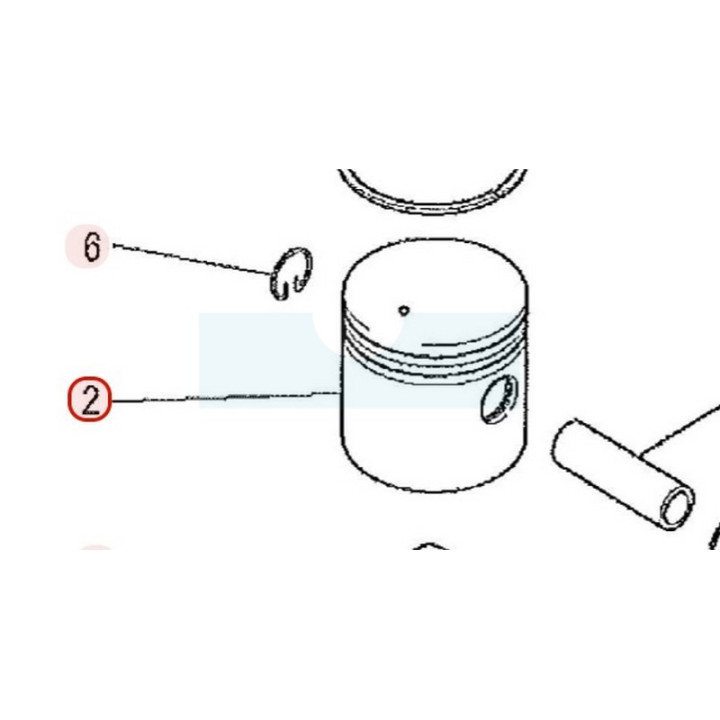 Piston pour moteur Mitsubishi (LP13031AA)