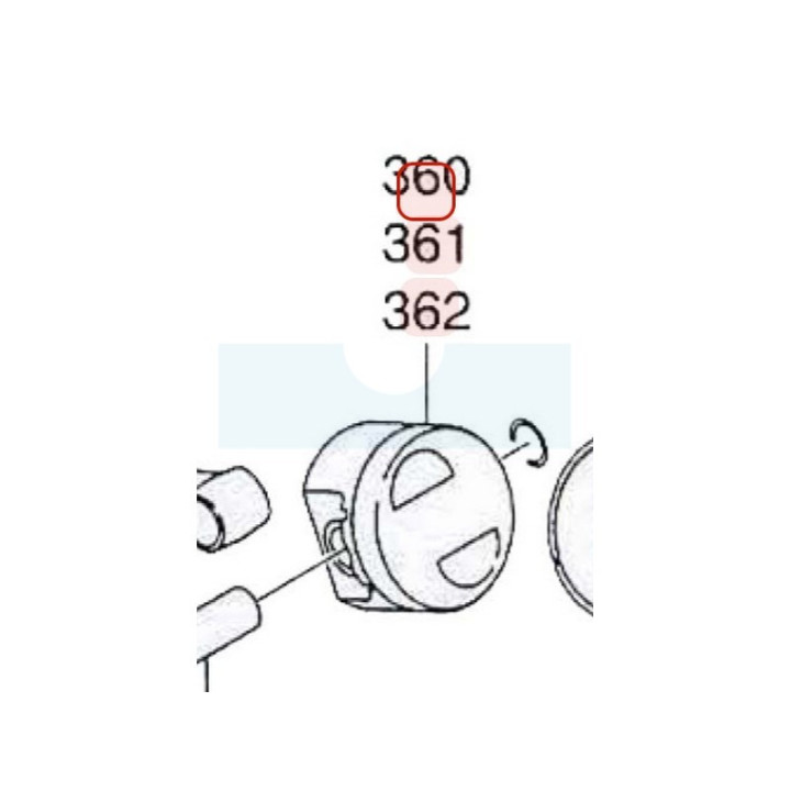 Piston pour moteur Robin / Subaru (2762340103)