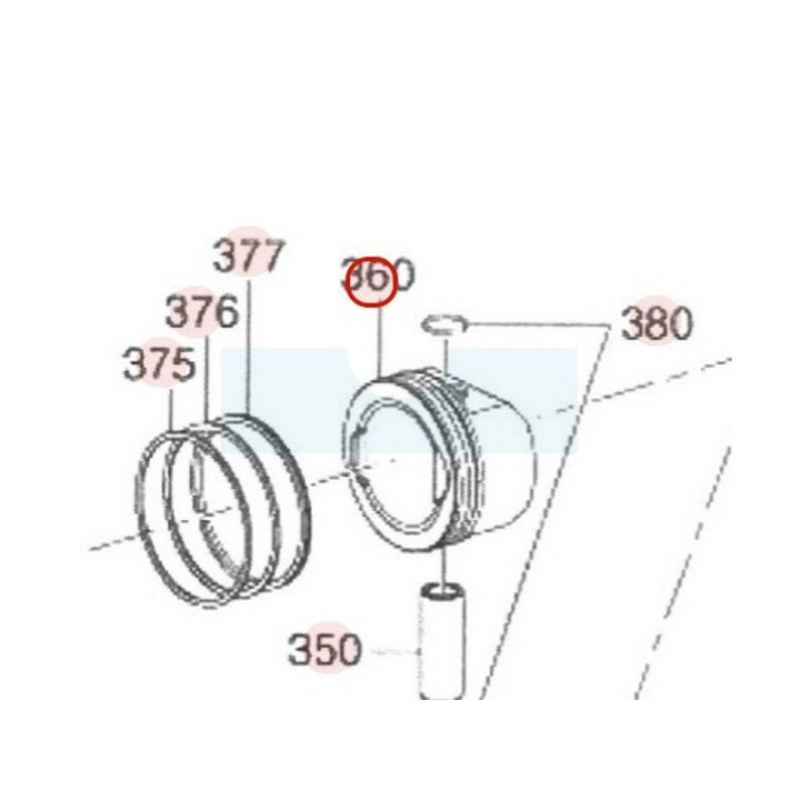 Piston pour moteur Robin / Subaru (13111Z02021099)