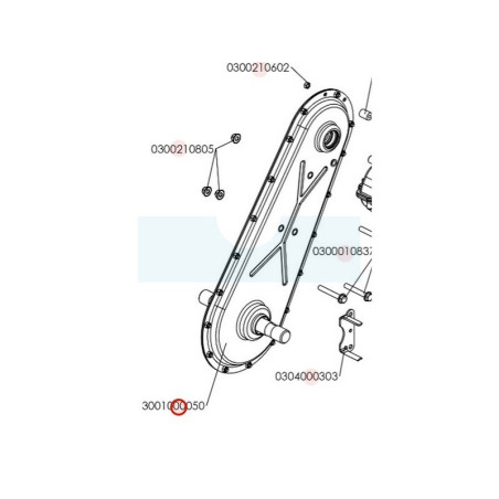 Pont pour motobineuse Roques & Lecoeur (3001000050)