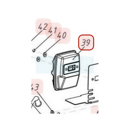 Pot d'échappement pour moteur Chinois (YP02050010018)