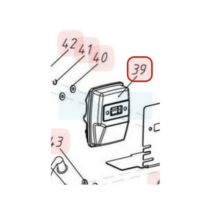 Pot d'échappement pour moteur Chinois (YP02050010018)