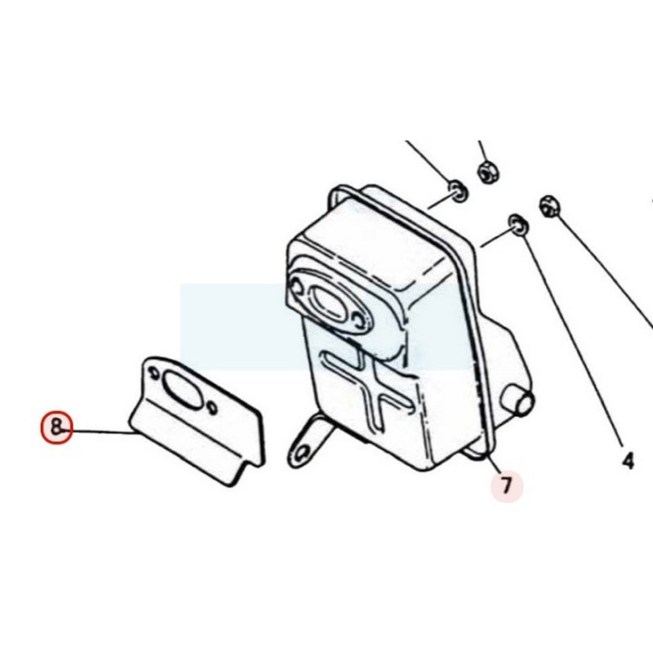 Joint pour moteur Mitsubishi (FR66842A)