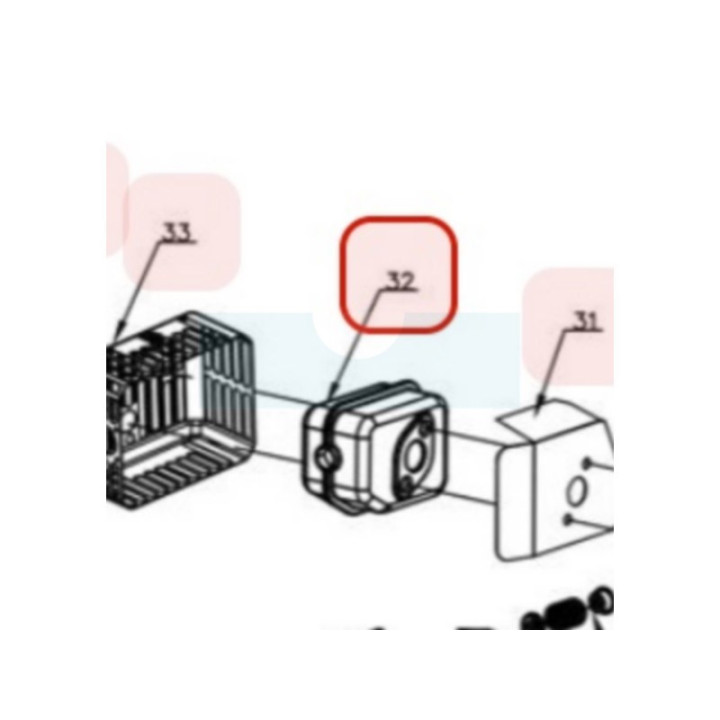 Pot d'échappement pour moteur Y139V Chinois (TY291V000000)