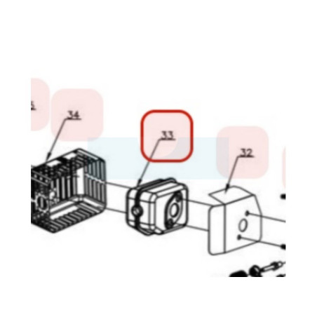Pot d'échappement pour moteur Y173V Chinois (TY3910000000)
