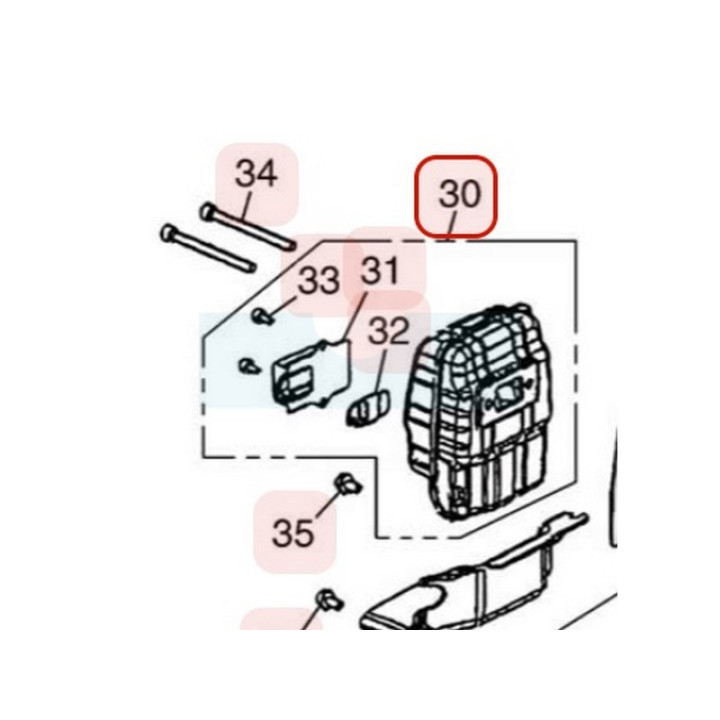 Pot d'échappement pour moteur Zenoah (848GG01510)
