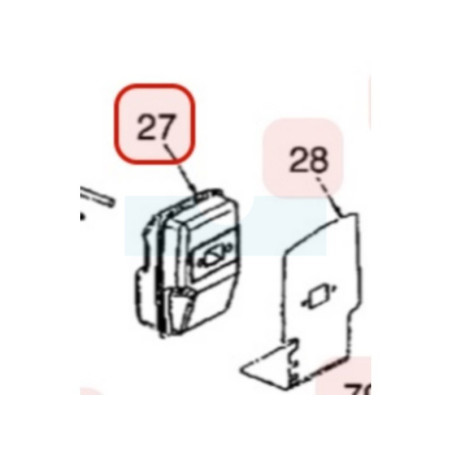 Pot d'échappement pour moteur Zenoah (TT300748002)