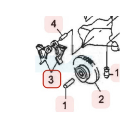 Poussoir de soupape pour moteur Robin / Subaru (59235000011)