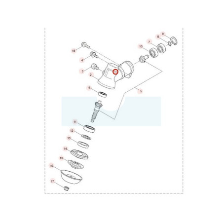 Renvoi d'angle pour débroussailleuse Maruyama (234835)