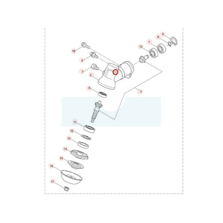 Renvoi d'angle pour débroussailleuse Maruyama (234835)