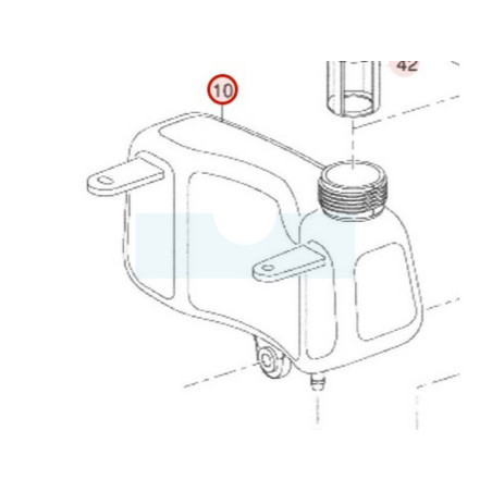 Réservoir à éssence pour moteur Robin / Subaru (16620Z62011002)