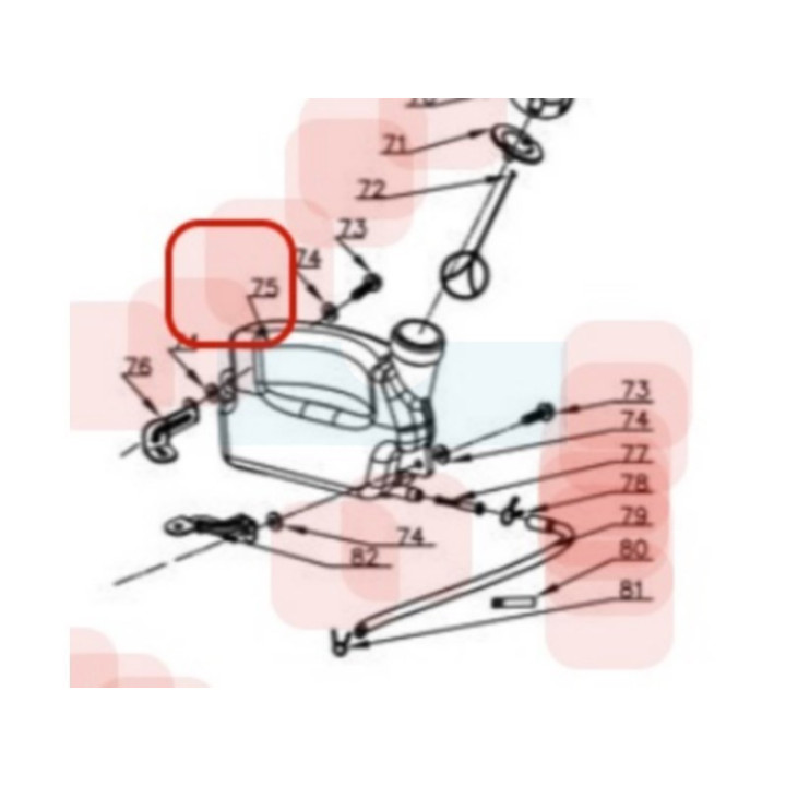Réservoir pour moteur Y80V Chinois (TY18D0000000)
