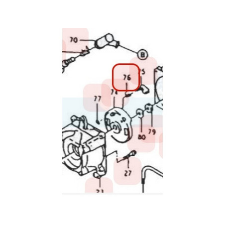 Ressort de cliquet d'entrainement pour moteur Kawasaki (920812253)