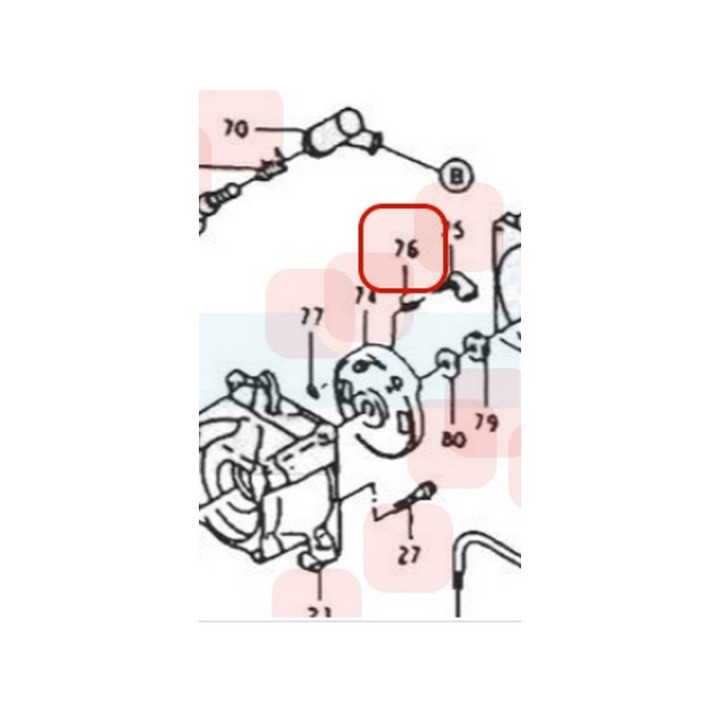 Ressort de cliquet d'entrainement pour moteur Kawasaki (920812253)