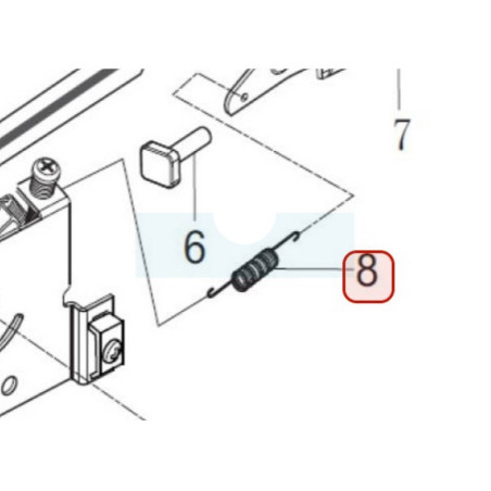 Ressort de régulateur pour moteur Loncin (0001210044)