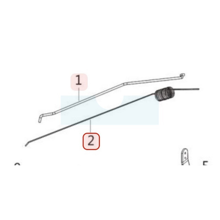 Ressort de régulateur pour moteur Loncin (0001210336)