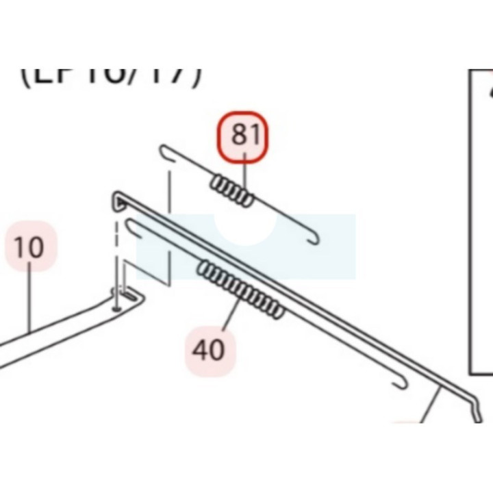 Ressort de régulateur pour moteur Robin / Subaru (2774250323)