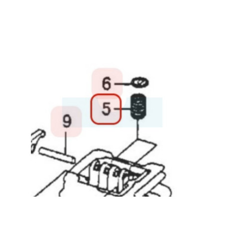 Ressort de soupape pour moteur Robin / Subaru (5933500200)