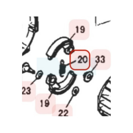 Ressort d'embrayage pour moteur Zenoah (165151220)