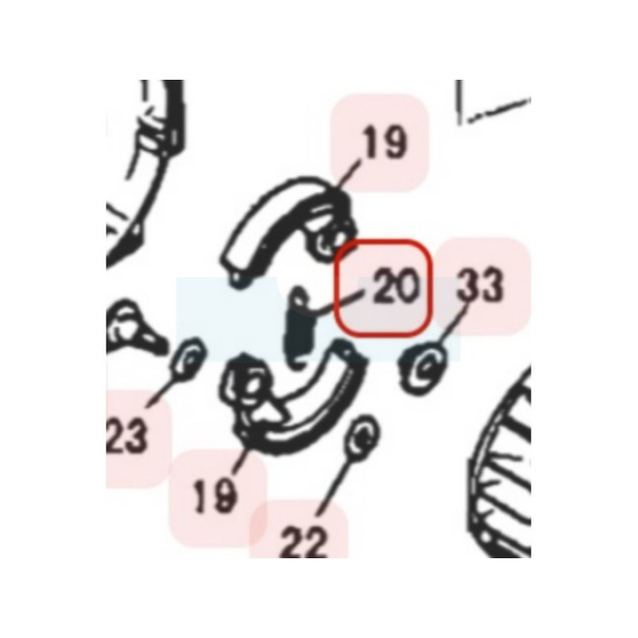 Ressort d'embrayage pour moteur Zenoah (165151220)