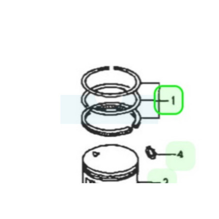 Segment pour moteur Honda (13010ZM7000)