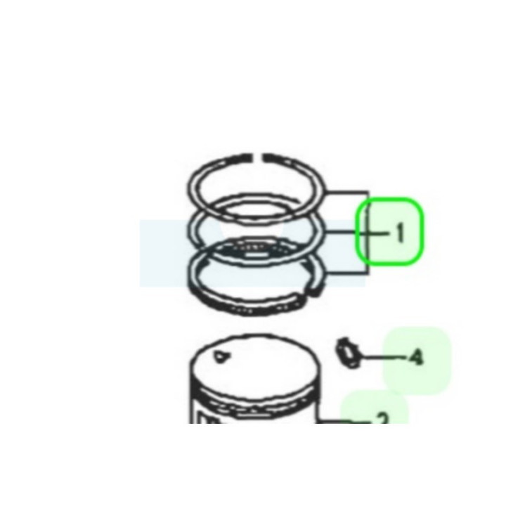 Segment pour moteur Honda (13010ZM7000)