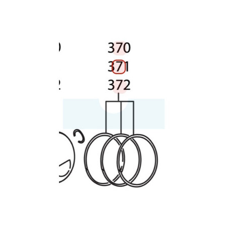 Segment pour moteur Robin / Subaru (2772350117)