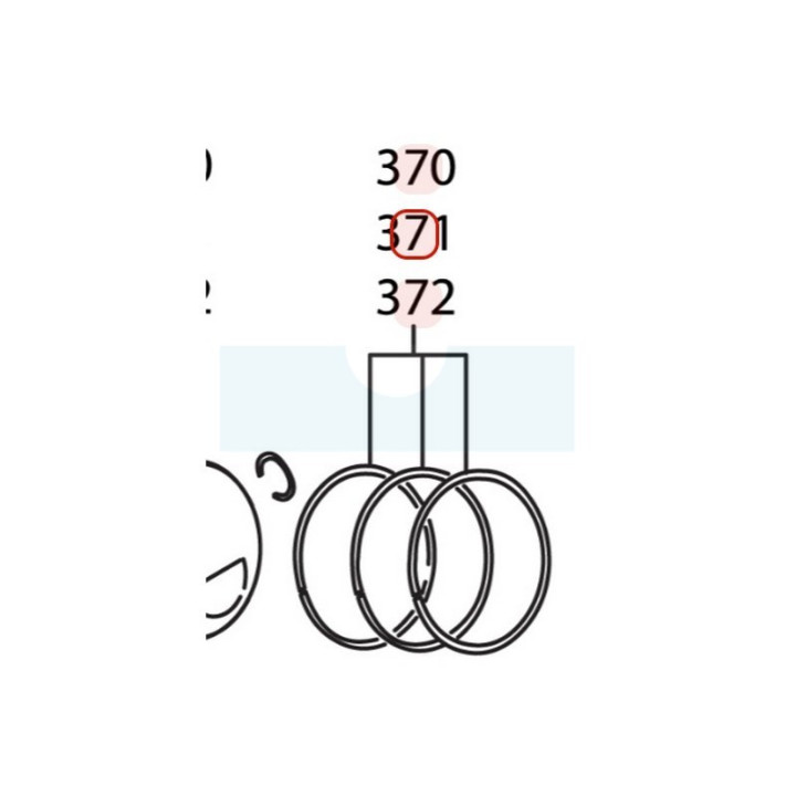 Segment pour moteur Robin / Subaru (2772350117)