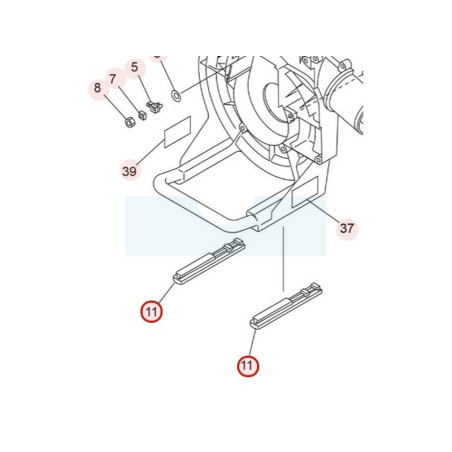 Silentbloc pour souffleur Maruyama (281865)