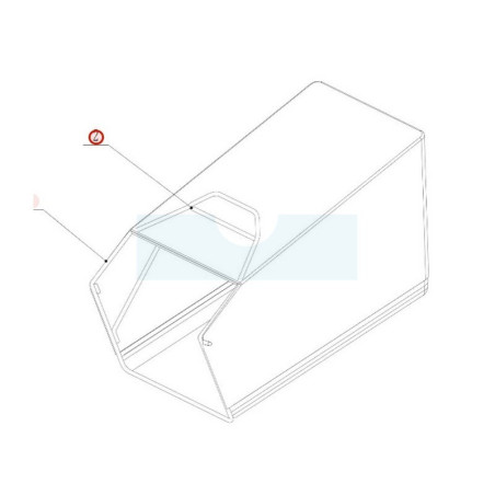 Toile de panier pour tondeuse Weibang (5320603020S81)