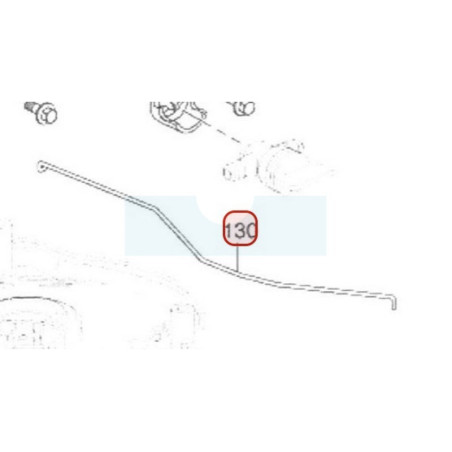 Tringle de starter pour moteur Robin / Subaru (16123Z62011000)