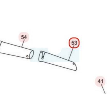 Tube de sortie pour souffleur Sarp (YP5302)