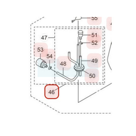 Tuyau + sortie de réservoir pour souffleur Maruyama (276092)