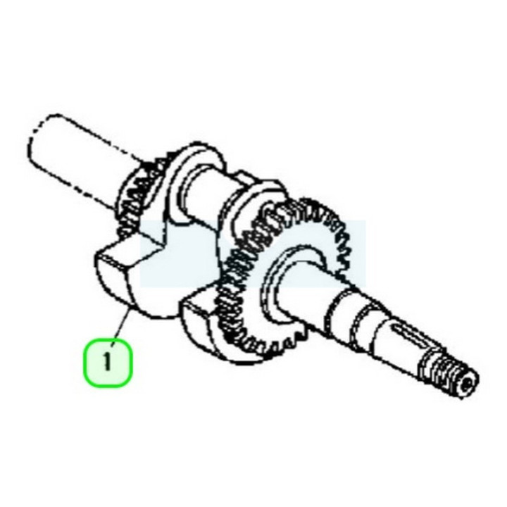 Vilebrequin pour moteur Honda (13310YB4010)
