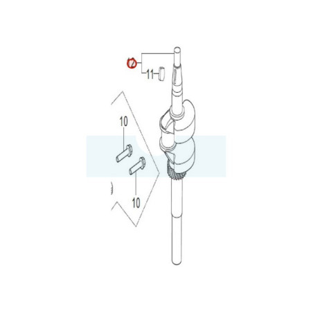 Vilebrequin pour moteur Loncin (0001210324)