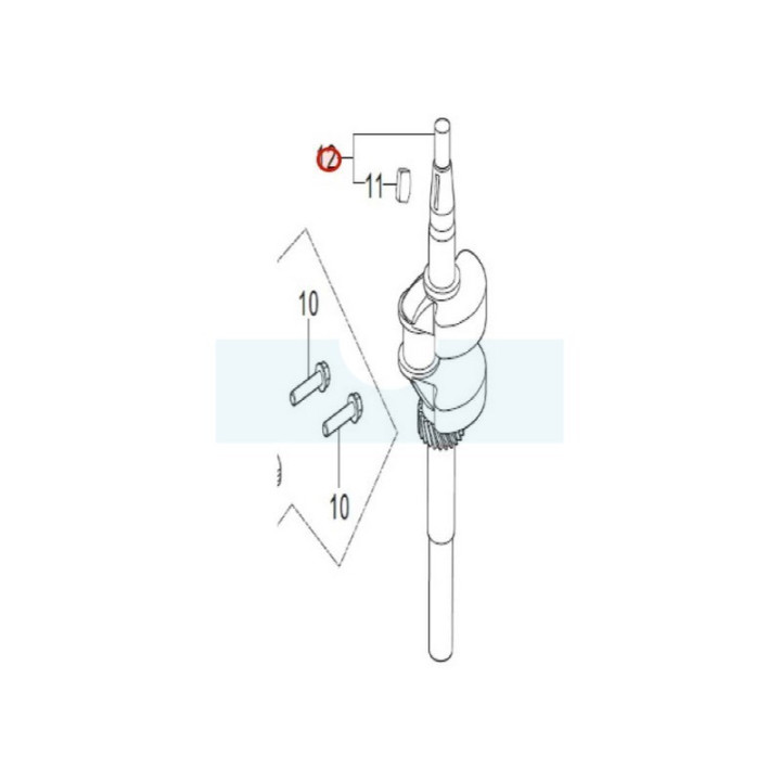 Vilebrequin pour moteur Loncin (0001210324)