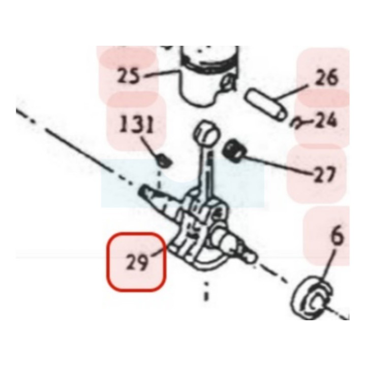 Vilebrequin pour moteur Mitsubishi (KD01017DA)