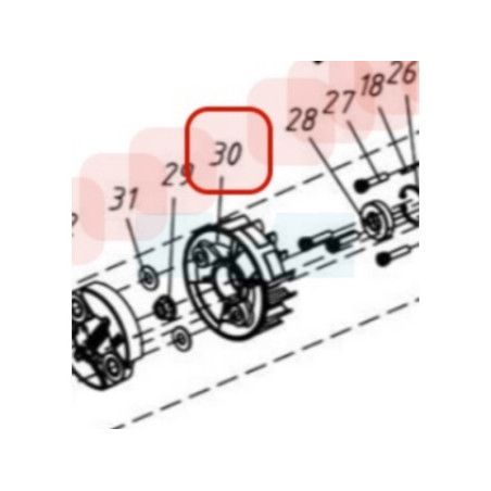 Volant d'allumage pour débroussailleuse Sarp (YP02050030102)