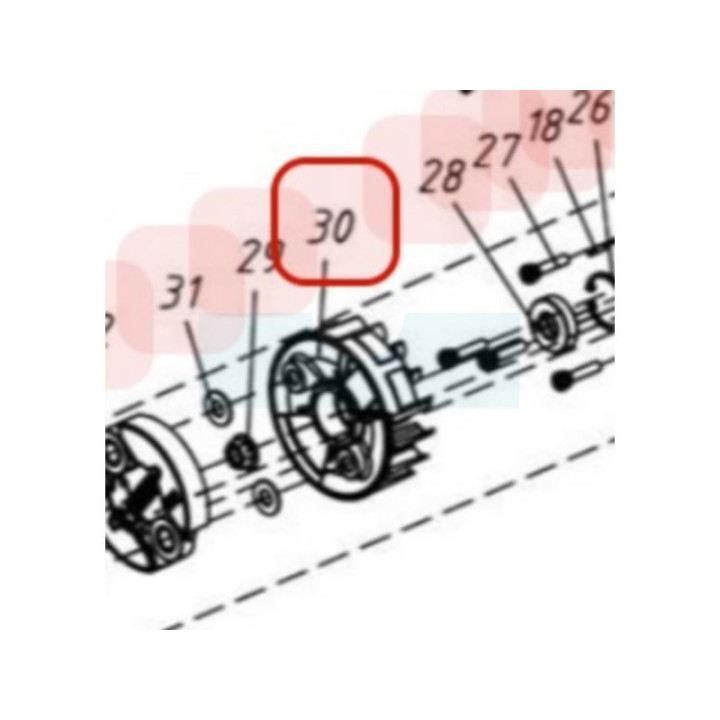 Volant d'allumage pour débroussailleuse Sarp (YP02050030102)