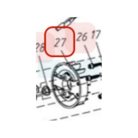 Volant d'allumage pour débroussailleuse Sarp (YP3520)