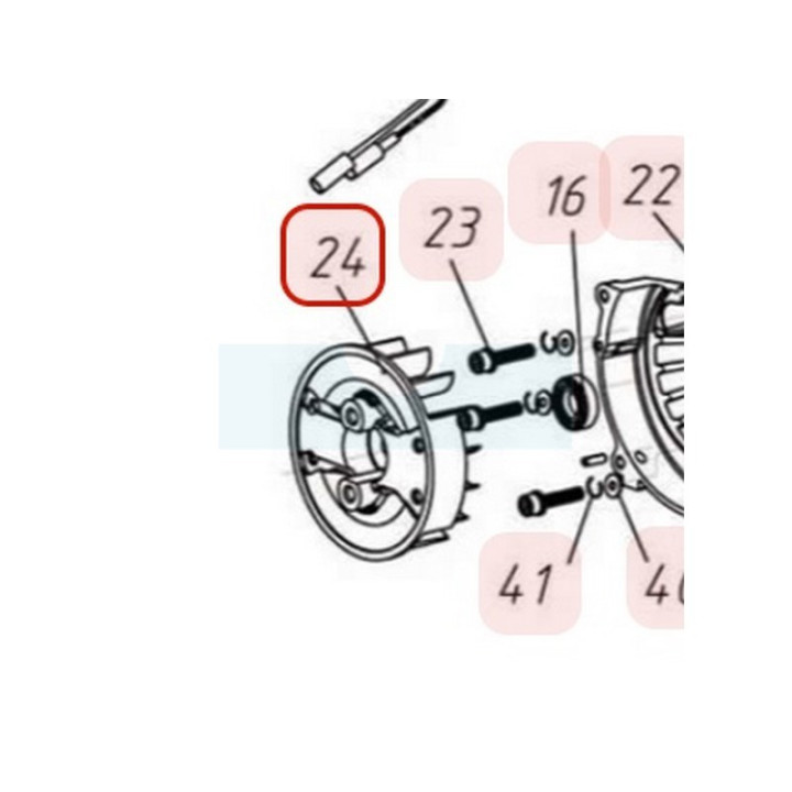 Volant magnétique pour moteur Chinois (YP02050030018)
