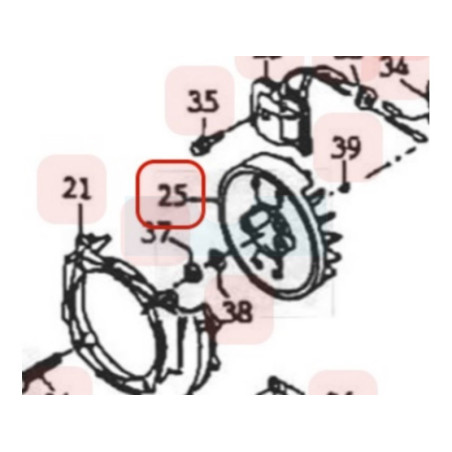 Volant magnétique pour moteur Kawasaki (210502240)