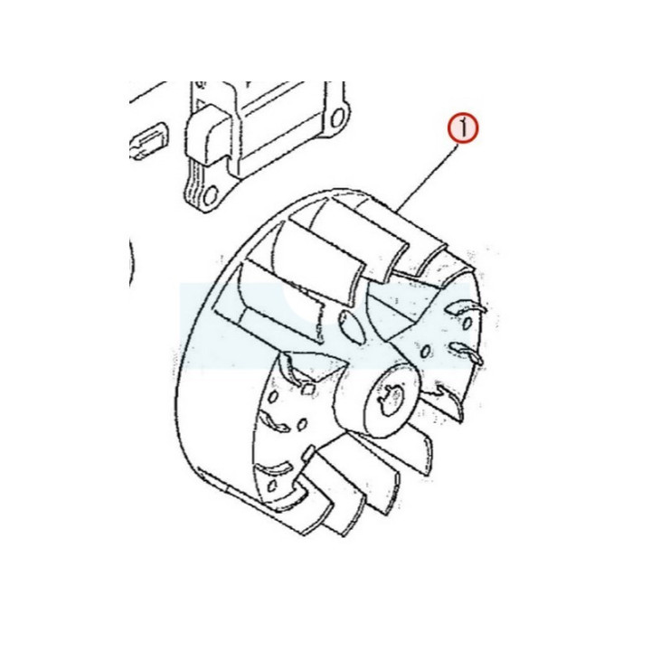Volant magnétique pour moteur Mitsubishi (LE11040AA)