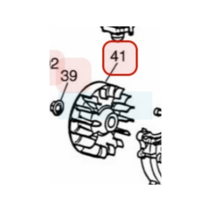 Volant magnétique pour moteur Zenoah (481071110)