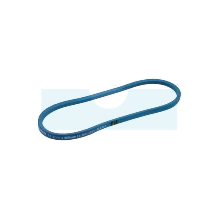 Courroie motoculture trapézoïdale 15.8mm x 965mm ext. (5L38)