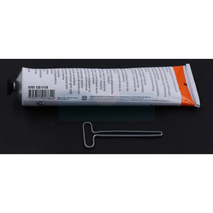 Tube de graisse rouge pour combi-système / perche élagueuse / débroussailleuse Stihl (07811201118)