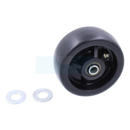Roue de plateau pour tracteur tondeuse John Deere (anti-scalp) (AM104126)