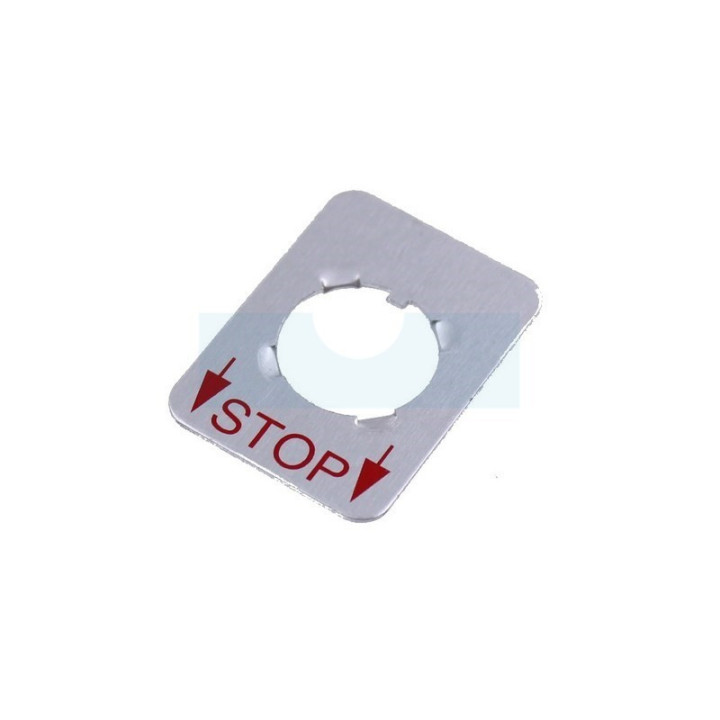 Plaque stop de bouton pour tronçonneuse / débroussailleuse Stihl (00009673506)